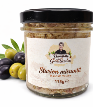 Sturion maruntit in ulei de masline 115 g
