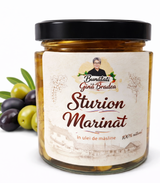 Sturion marinat in ulei de masline 145 g