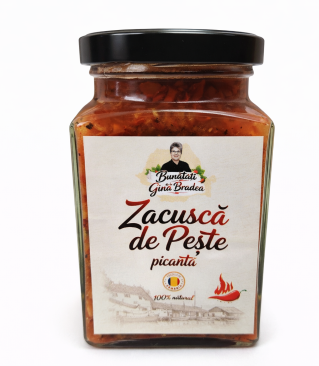 Zacusca de peste picanta 250 g