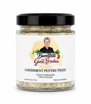 Condiment pentru peste 55 g