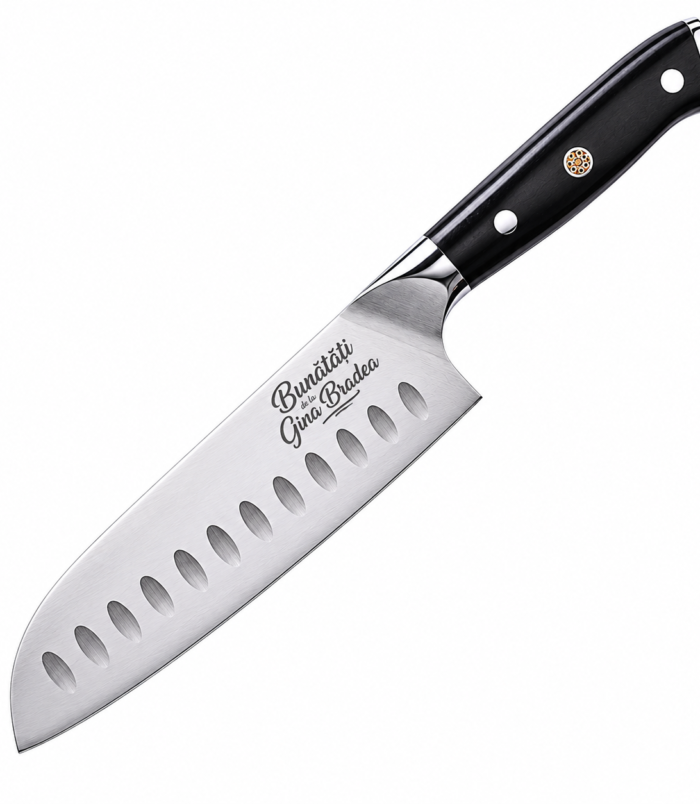 Cutit santoku profesional Maranc, otel german, 18 cm