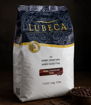 Lubeka dark chocolate 55% IVORY COAST 1KG