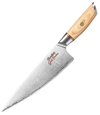 Cutitul bucatarului profesional Maranc, otel compozit, 21 cm