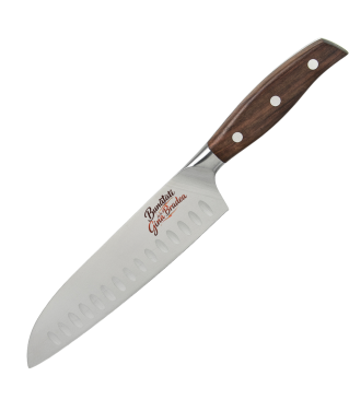 Cutit santoku profesional Maranc, otel german, 18 cm