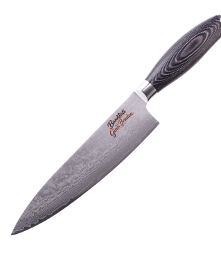 Cutitul bucatarului profesional Maranc, otel de damasc, 20 cm