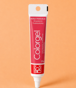 Colorant Alimentar Gel, Roz Capsuna Modecor 20 gr