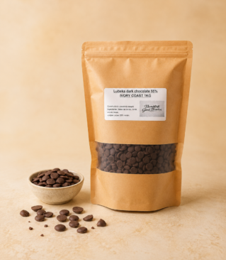 Lubeka dark chocolate 55% IVORY COAST 1KG