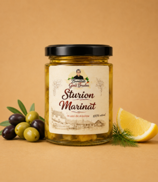 Sturion marinat in ulei de masline 145 g