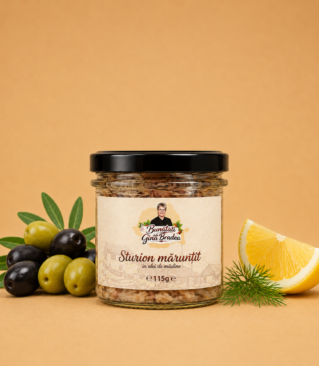 Sturion maruntit in ulei de masline 115 g