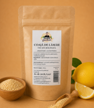 Coajă de Lămâie Uscată Măcinată 35 g