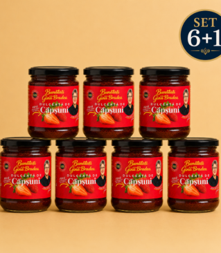 Dulceata de Capsuni 220 g – 6+1 Gratuit