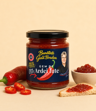 Gem de Ardei Iute, Fara Zahar, 200 g