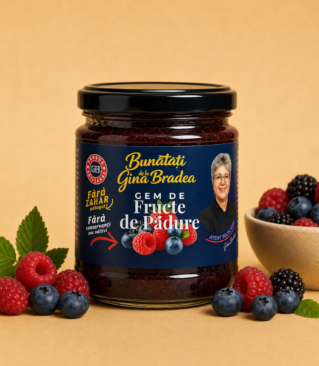 Gem de Fructe de Padure Fara Zahar, 200 g