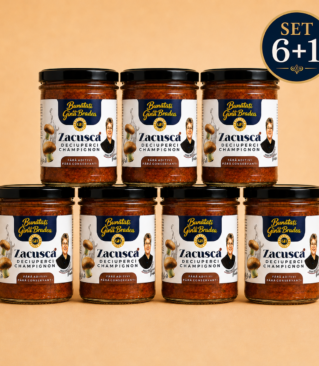Zacusca de Ciuperci Champignon 300 g – 6+1 Gratuit