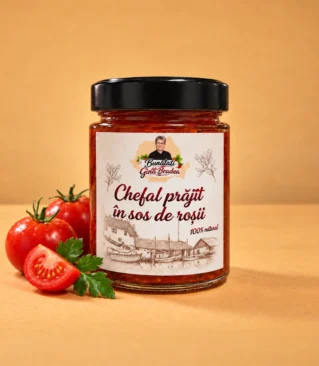Chefal prajit in sos de rosii 215 g