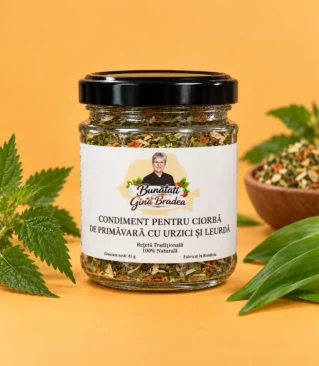 Condiment pentru ciorba de primavara cu urzici si leurda 45 g