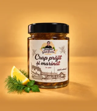 Crap prajit si marinat in ulei 210 g