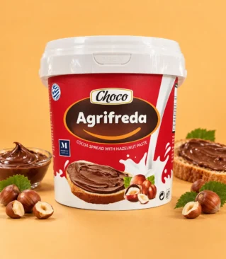 Crema tartinabila de cacao cu pasta de alune Agrifreda Choco 1 kg
