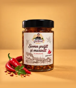 Somn prajit si marinat in ulei picant 210 g