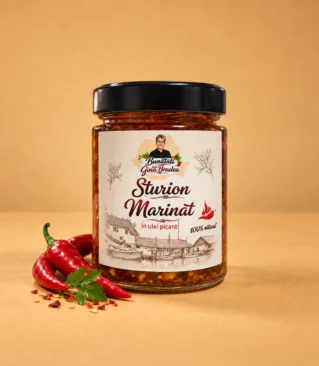 Sturion marinat in ulei picant 205 g